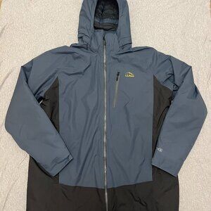 L.L.Bean Men's Vintage Winter Jacket Navy Blue Size XXL Tall